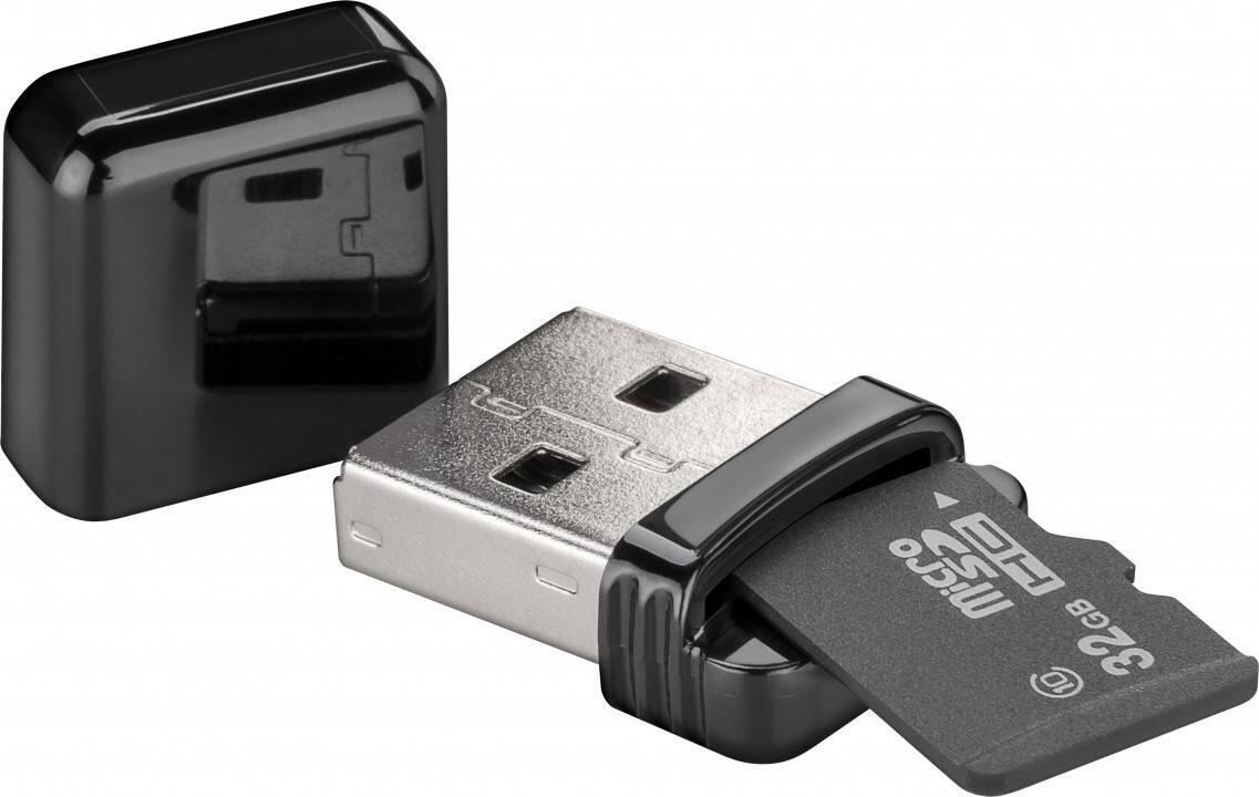 Lettore di MicroSD con connettore USB 2.0