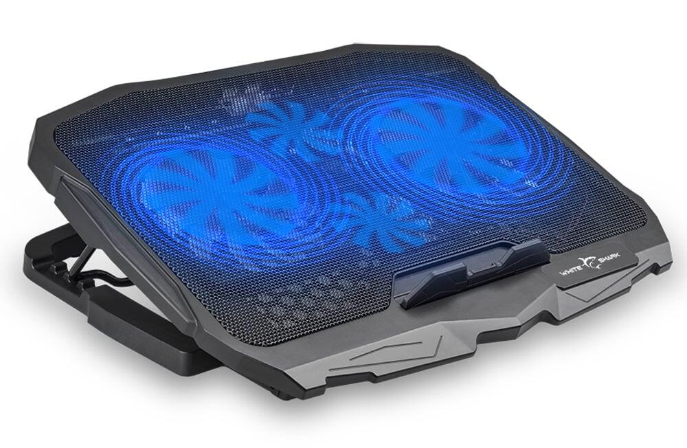 Dissipatore USB 4 Ventole per Notebook Illuminazione LED Blu