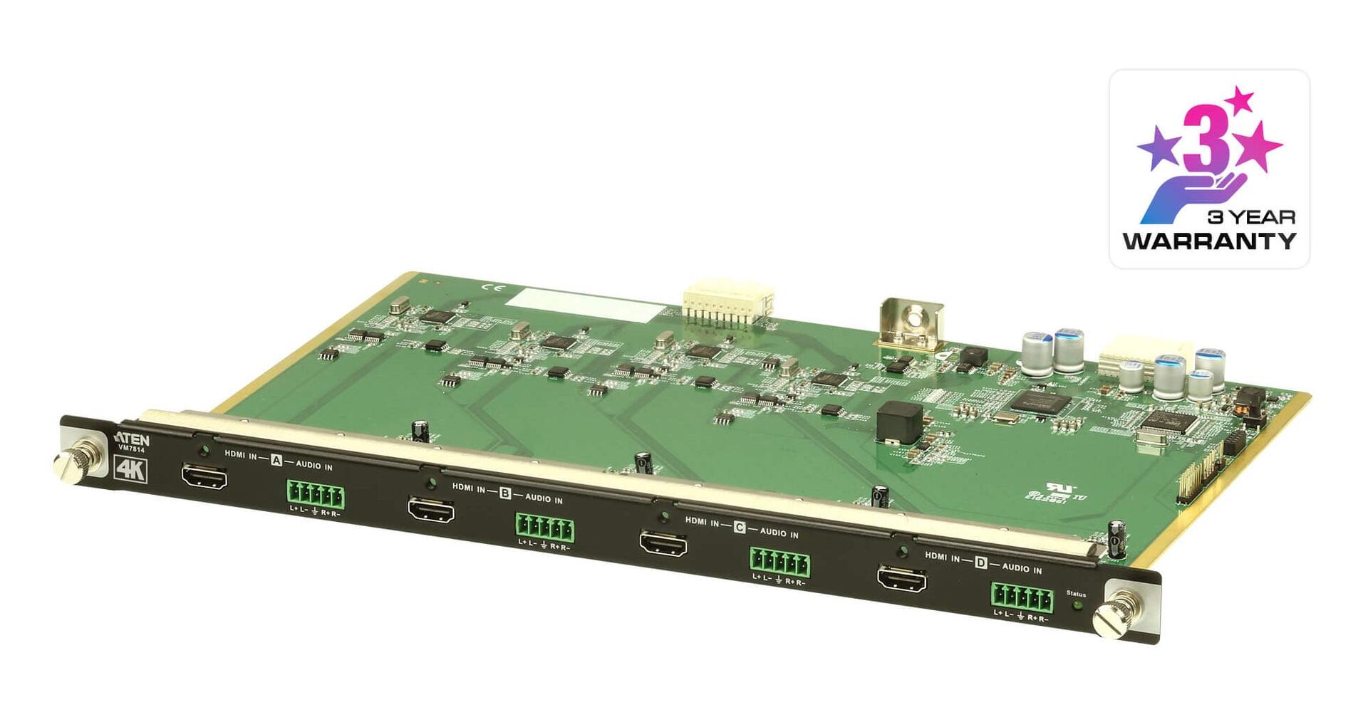 Scheda ingresso 4K HDMI a 4 porte VM7814