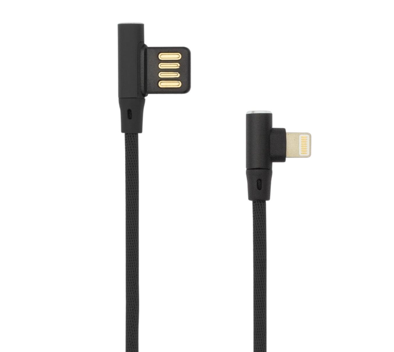 Cavo USB2.0 Angolato 90° USB 8pin 1.5m Nero