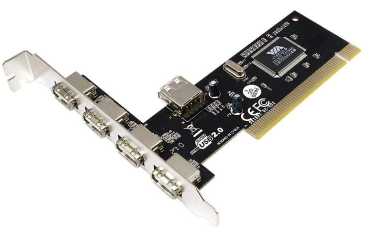 Scheda PCI 4+1 porte USB 2.0