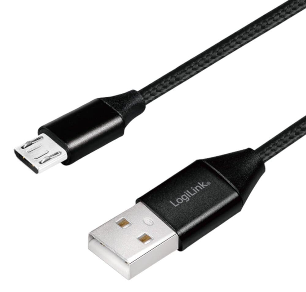 Cavo USB Micro-B Maschio/USB-A Maschio 0,3 m Nero