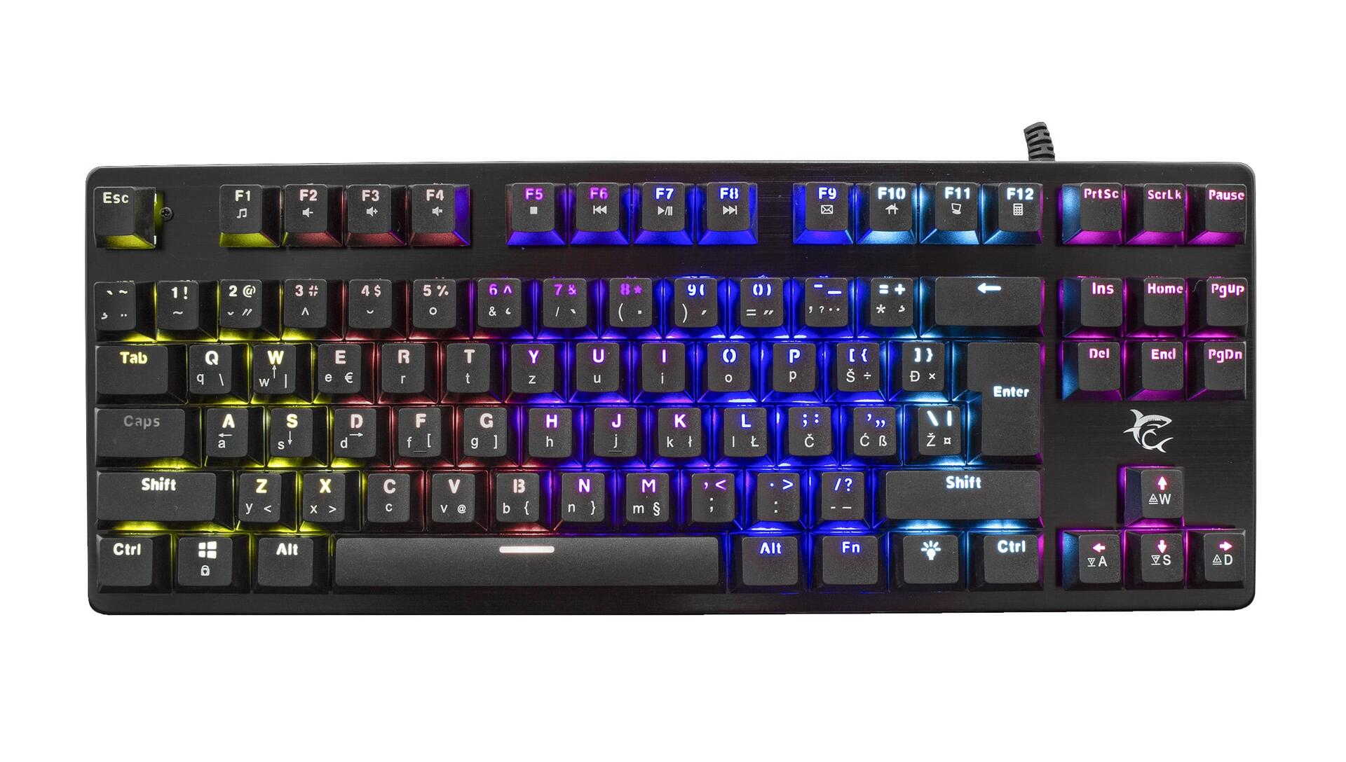 Tastiera Gaming Meccanica in Metallo RGB LED SPARTAN GK-1925
