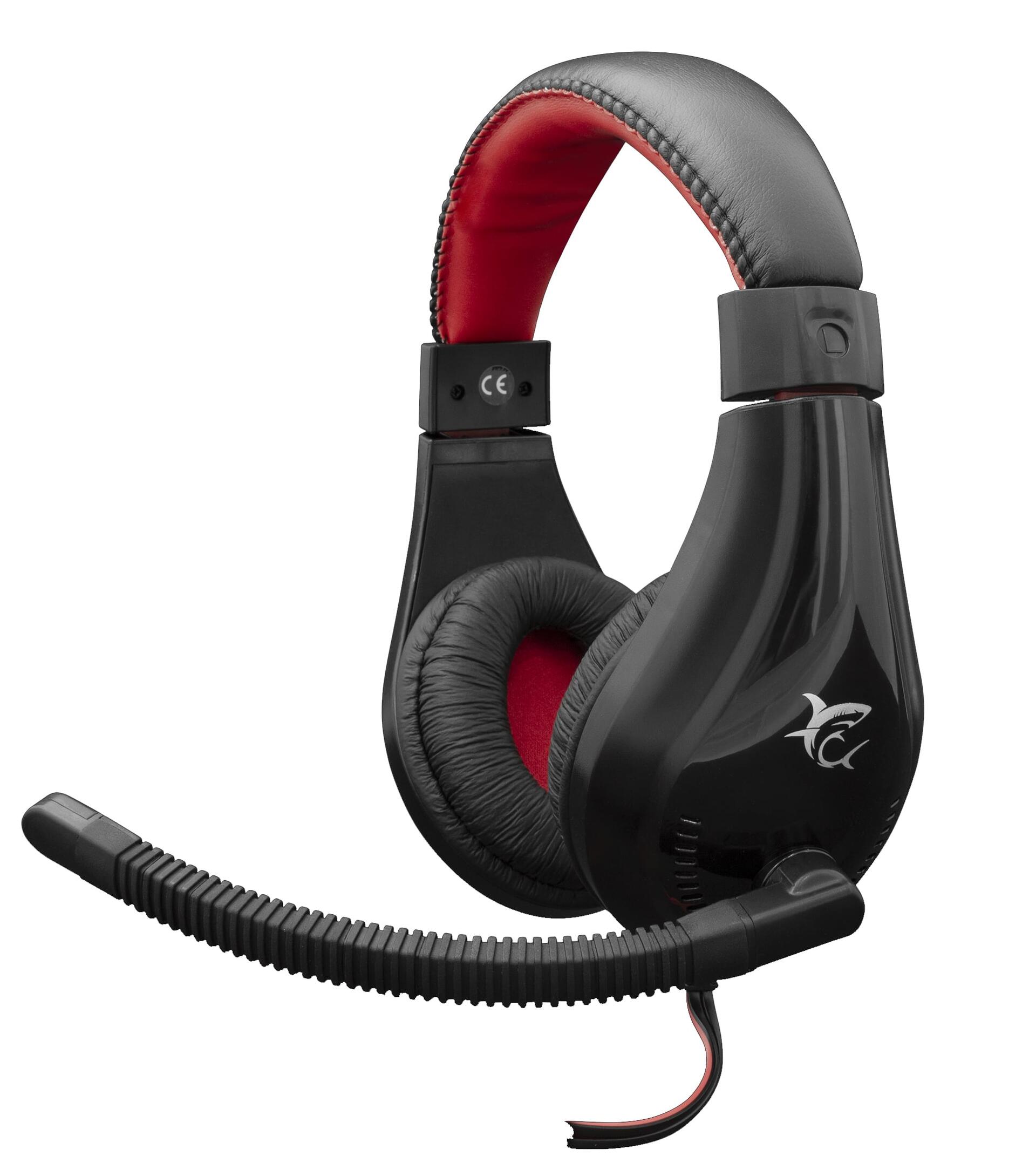 Cuffie Gaming con Microfono Serval Nero Rosso SERVAL