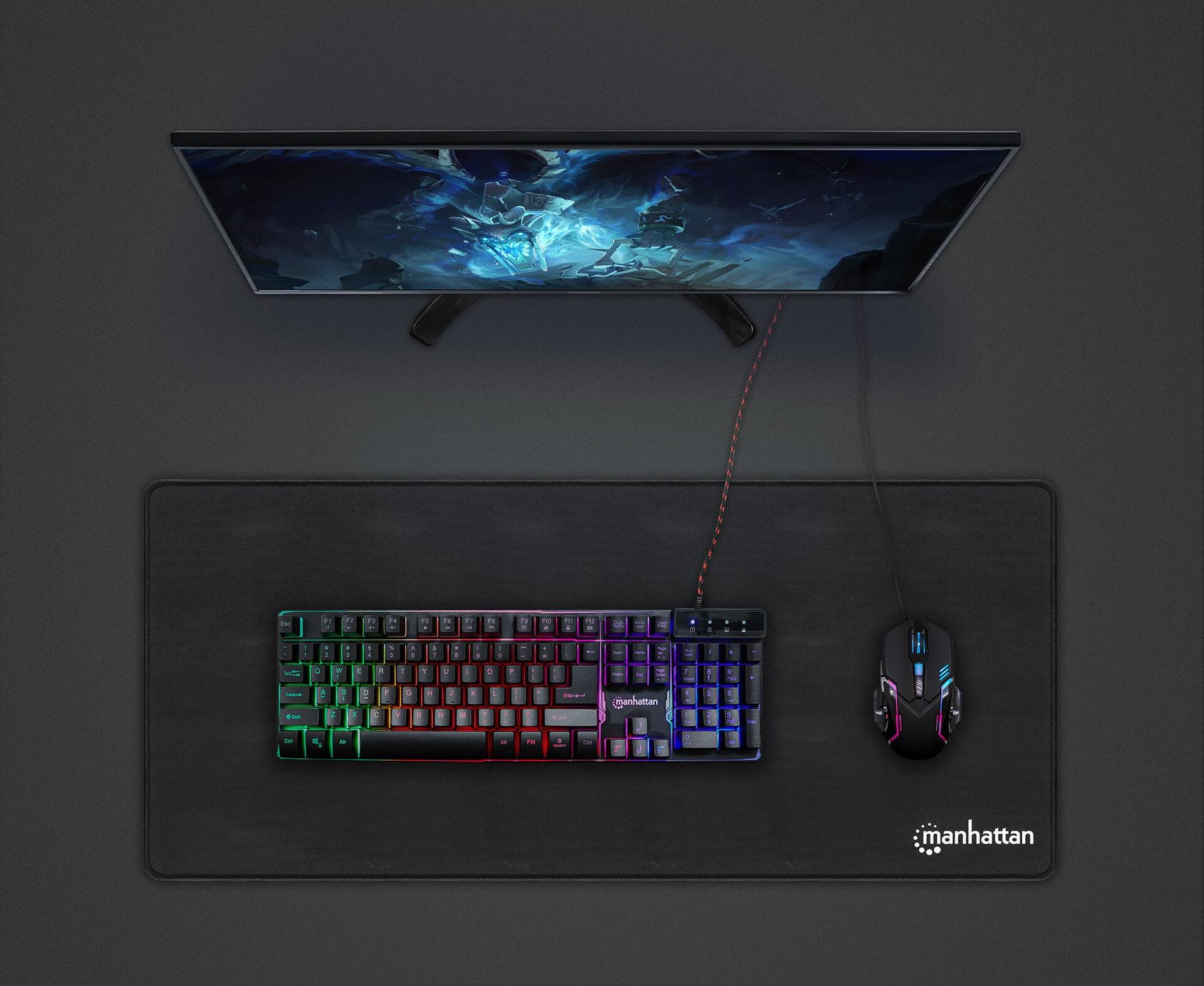 Tappetino Mouse Gaming XXL Standard Nero