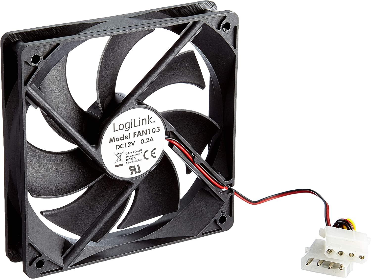 Ventola PC 120x120x25 12V 1800RPM con Cavo Alimentazione a Y