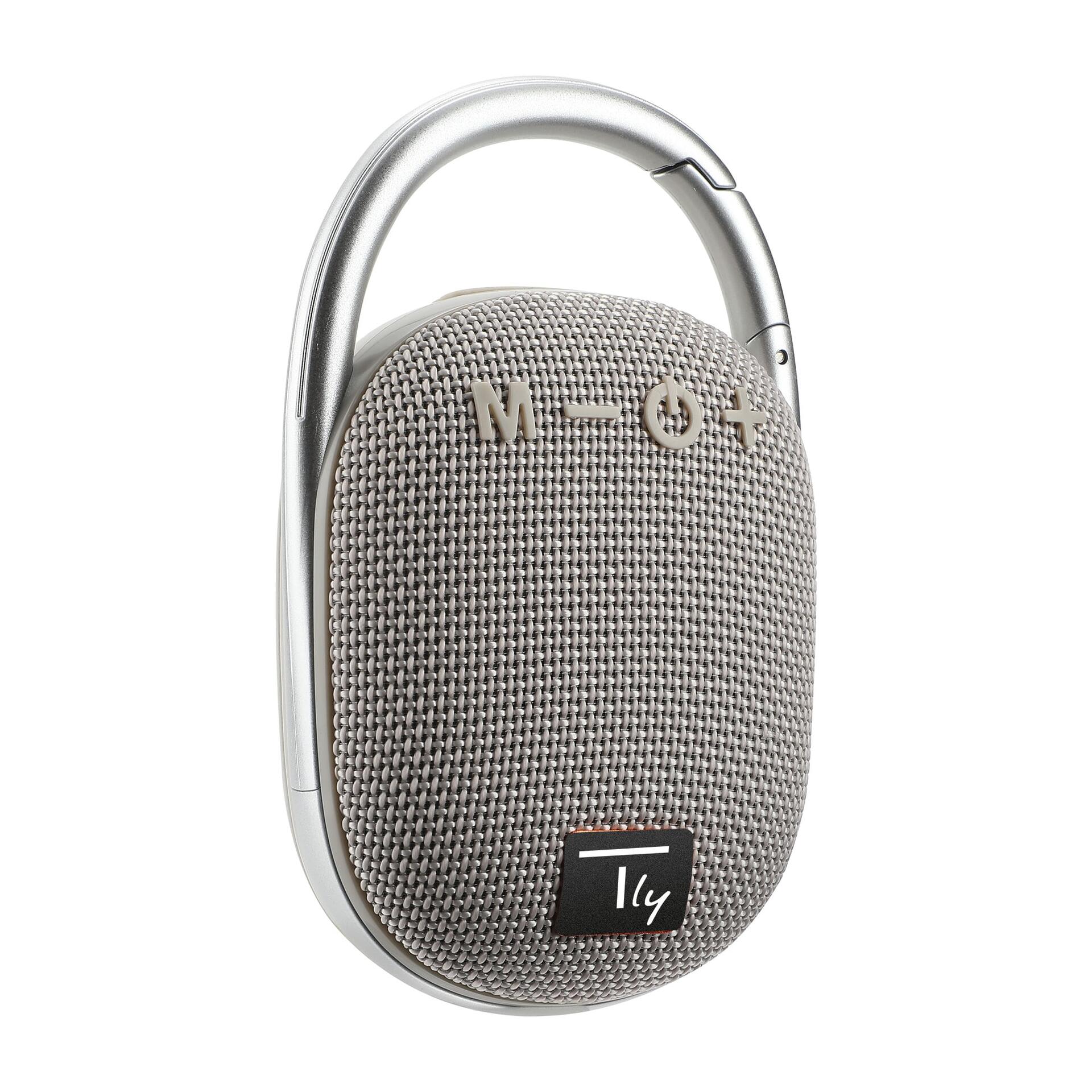 Mini Altoparlante Wireless BT V5.3 Speaker Luce LED Vivavoce TF USB Grigio