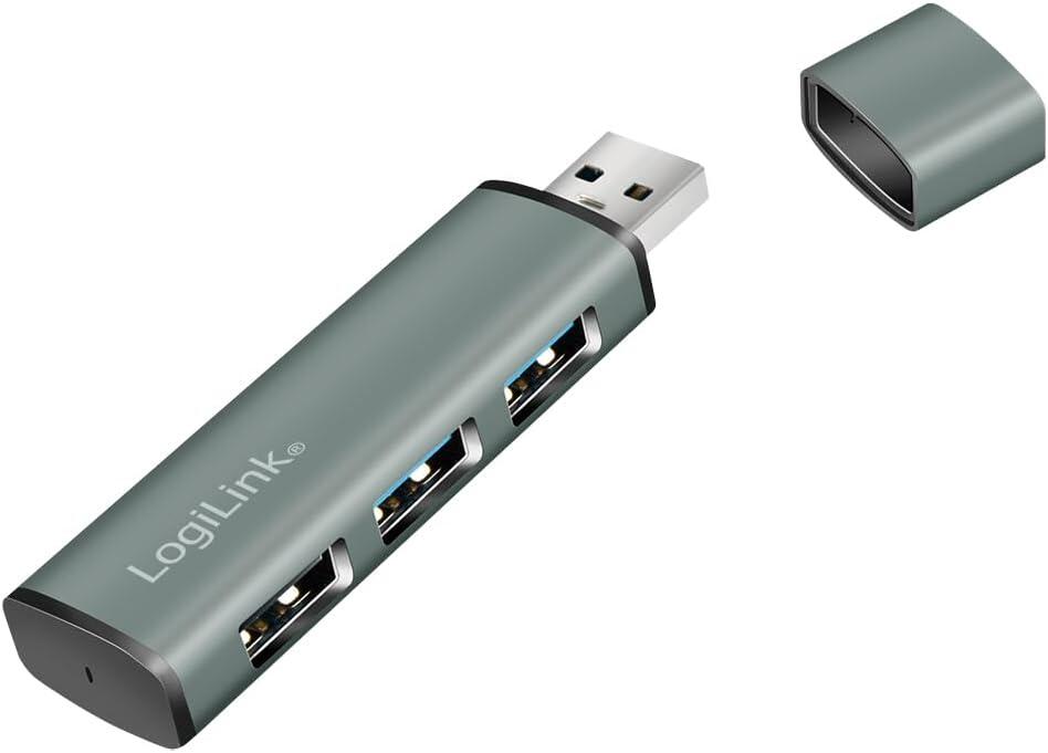 Hub USB 3.2 Gen2 3 Porte tipo A compatto