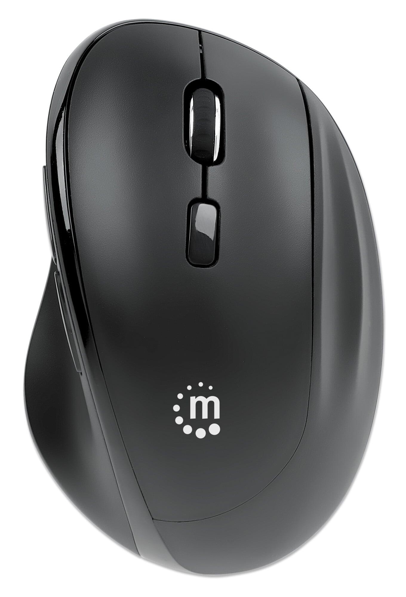 Mouse ergonomico wireless con ricevitore USB 2 in 1