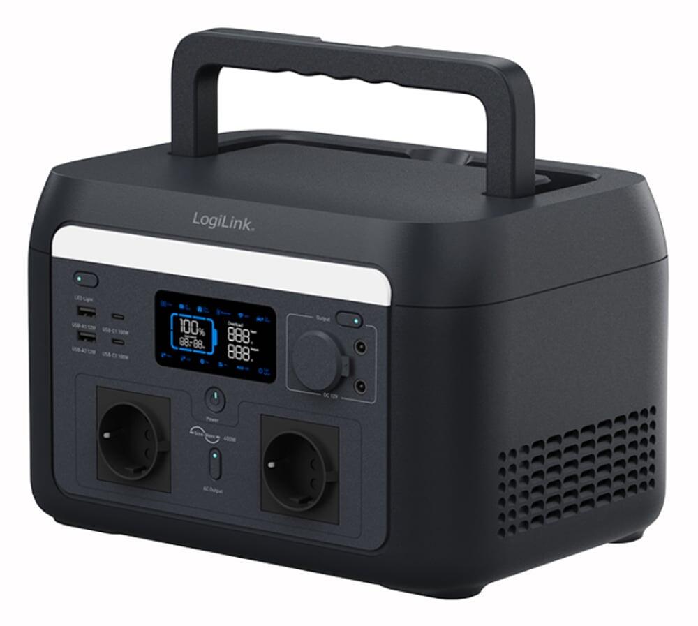 Stazione di Alimentazione Portatile 600W LiFePO4 Batteria Ricarica Solare Tuya