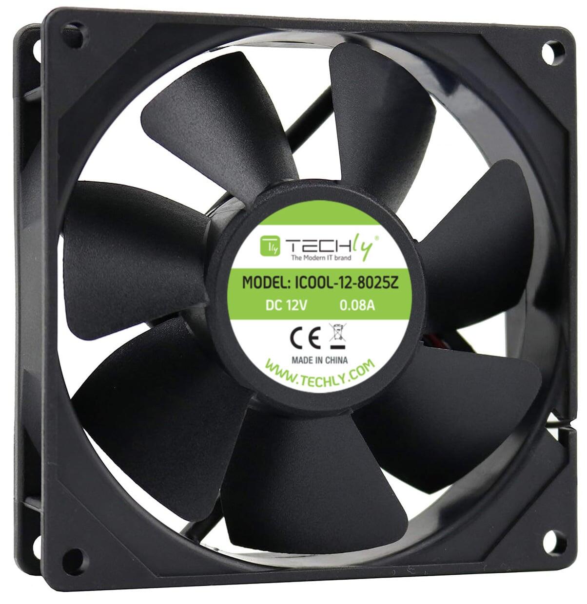 Ventola per PC 80x80x25 12V