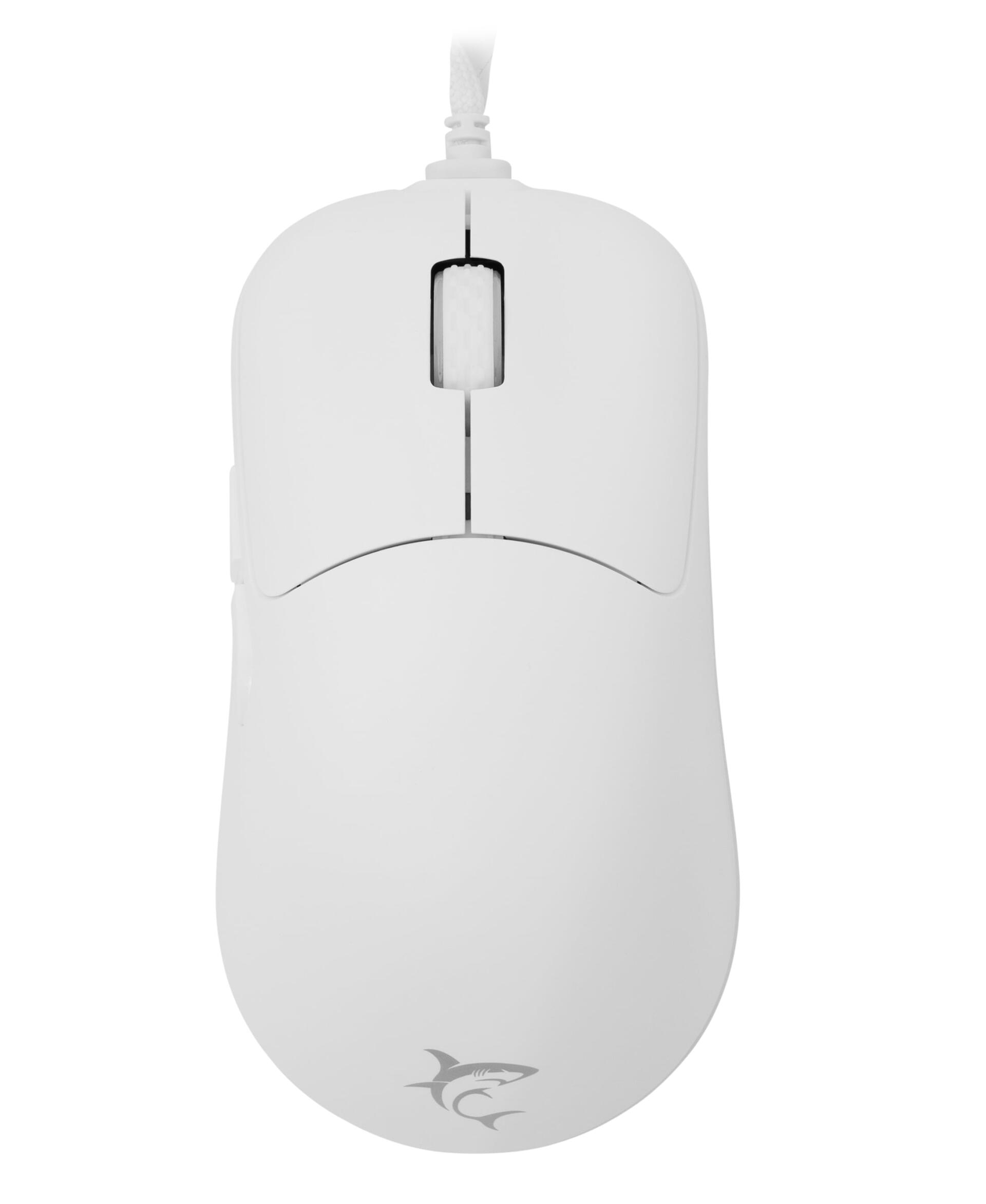 Mouse Ottico USB 12400 Dpi 6D Bianco, GRAPHENE