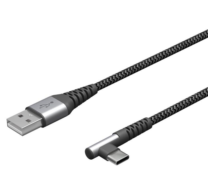 Cavo USB-C™ Maschio Angolato a USB-A Dritto 2m