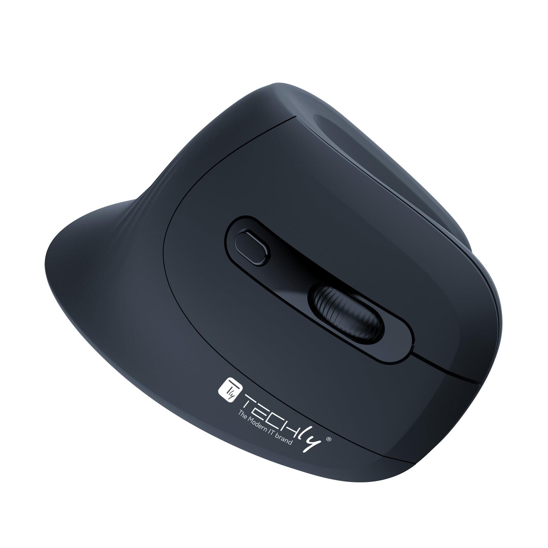 Mouse Verticale Ottico Wireless 3200 Dpi Ergonomico
