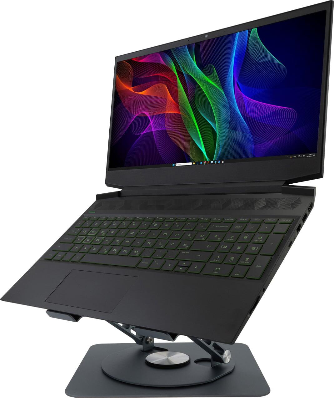 Supporto per Notebook 10-17,3'' Rotazione 360° Alluminio