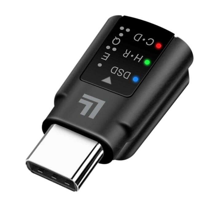 Adattatore Convertitore Audio DAC con Equalizzatore da USB-C™ a 3,5 mm Nero