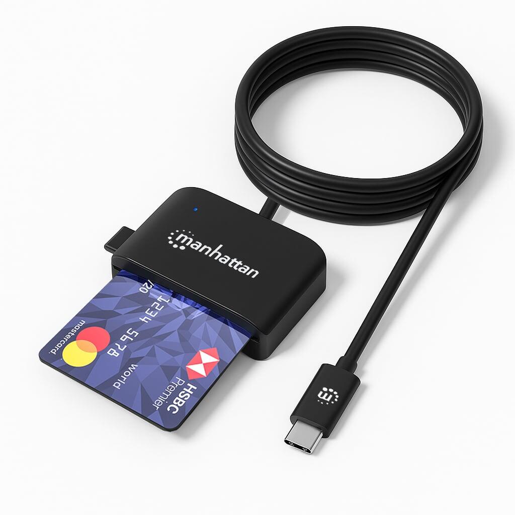 Lettore di Smart Card USB-C™ con Slot per MicroSD