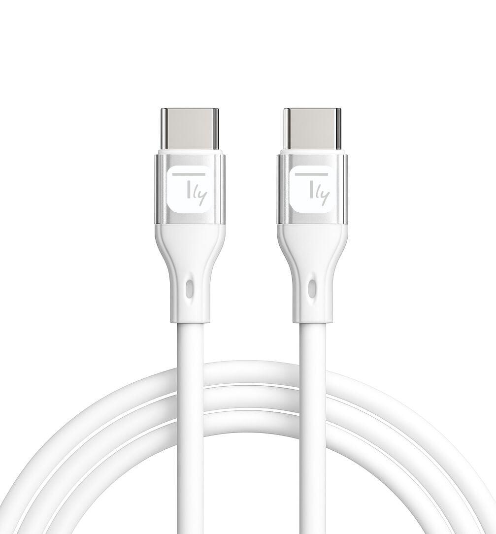 Cavo USB-C™ Maschio/Maschio USB 2.0 in Silicone 1m Bianco