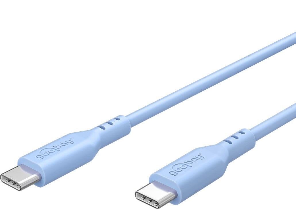 Cavo USB-C™ Maschio/Maschio USB 2.0 in Silicone 1,5 metri Azzurro