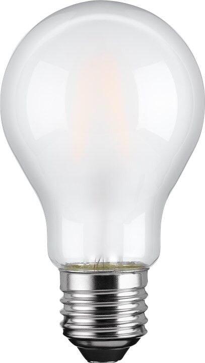Lampadina LED E27 Bianco Caldo Satinato 7W con filamento Classe E