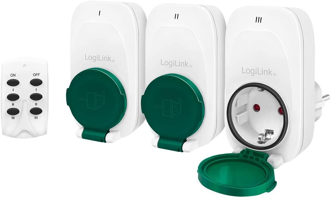 Set Prese con Telecomando fino a 30m 3 prese CEE 7/3 per Esterni IPX4