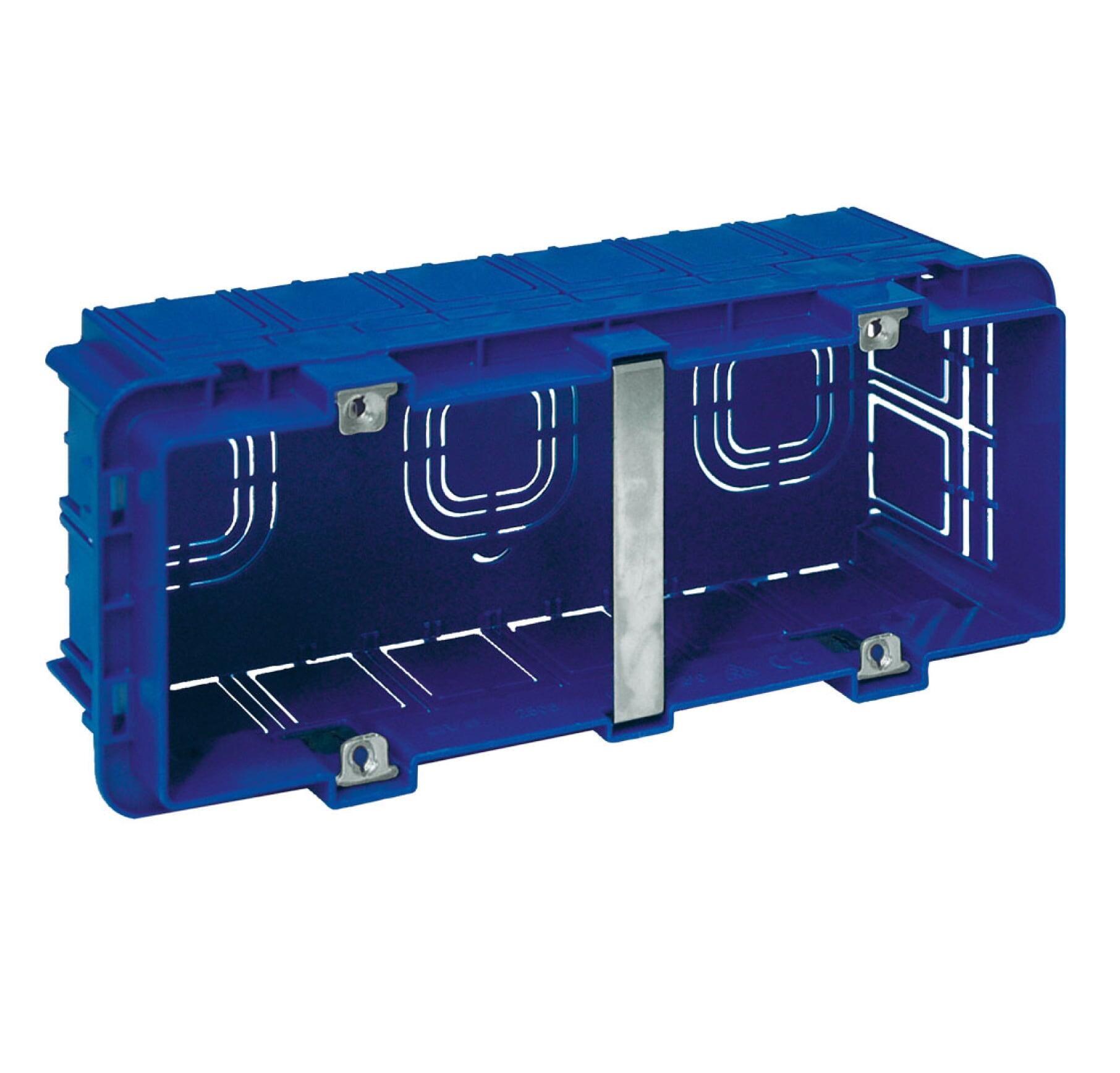 Scatola Rettangolare da Incasso con Dimensioni Maggiorate 6 moduli per S44 e S45