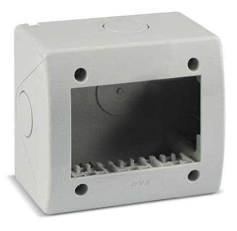 Contenitore Autoportante IP40 S44 per Minicanali 3 Moduli Bianco