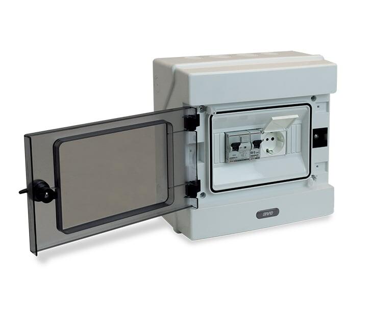 Quadro Elettrico IP65 da Parete 12 Moduli DIN