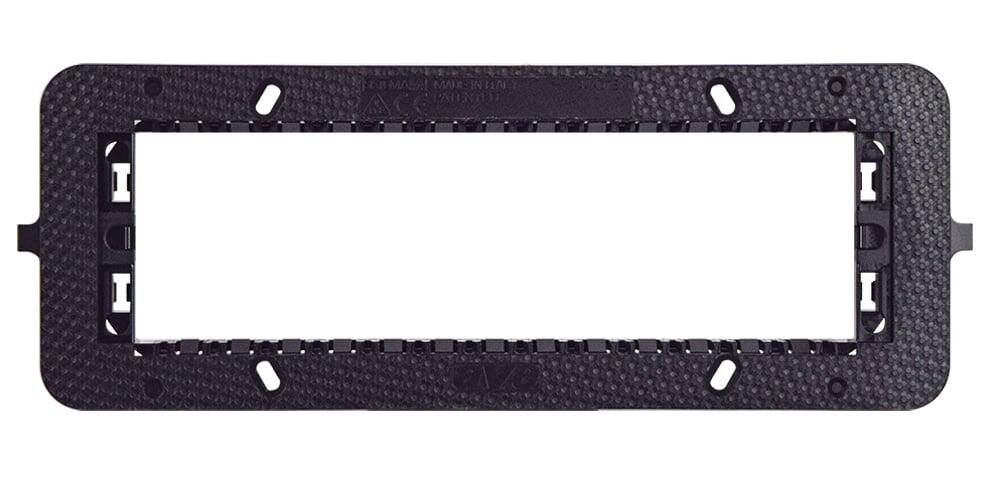 Supporto Smart44 con Viti per Scatole Rettangolari 7 Moduli