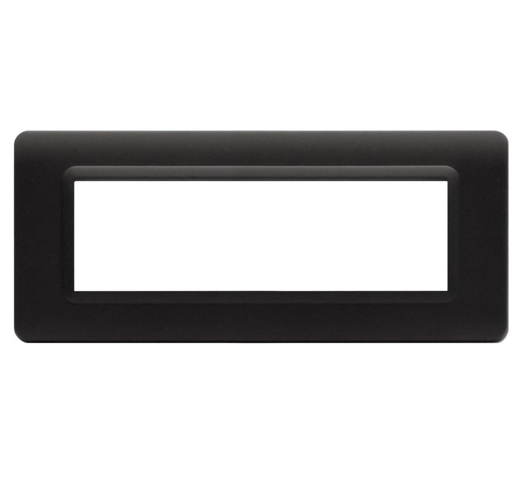 Placca Tecnopolimero S44 7 Moduli Grigio