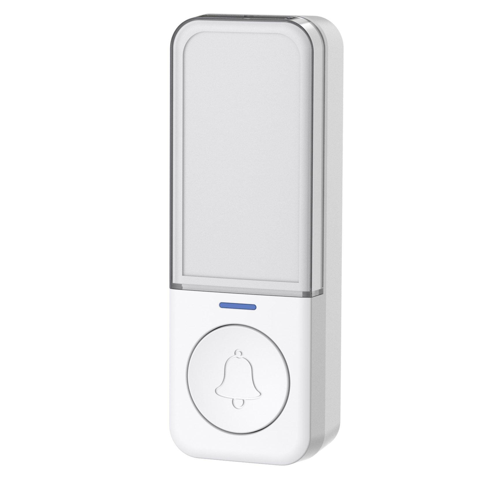 Trasmettitore Aggiuntivo IP56 Battery Free per Campanello Wireless fino a 180m