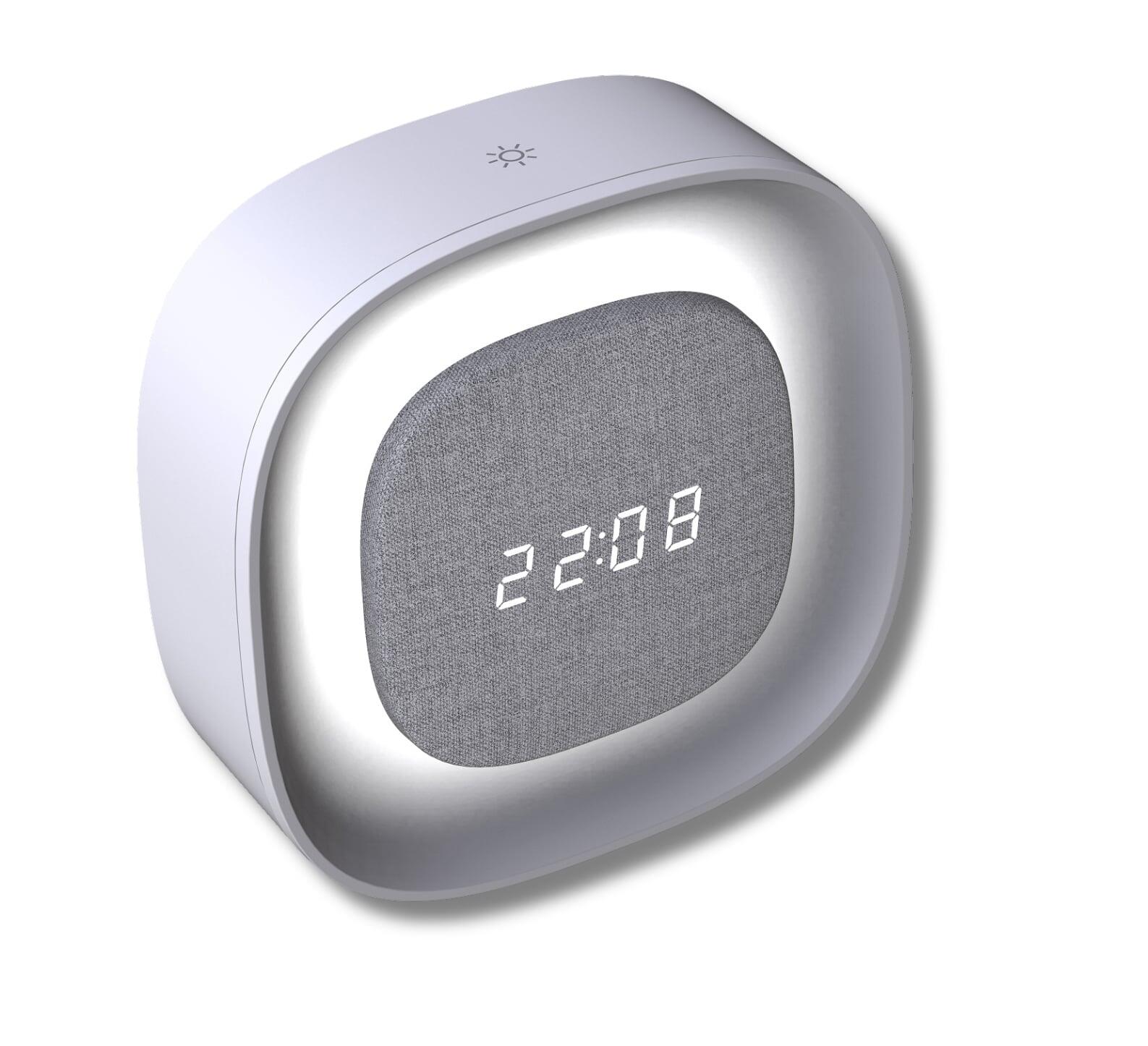 Sveglia Wireless Multifunzione con Luce Notturna Regolabile