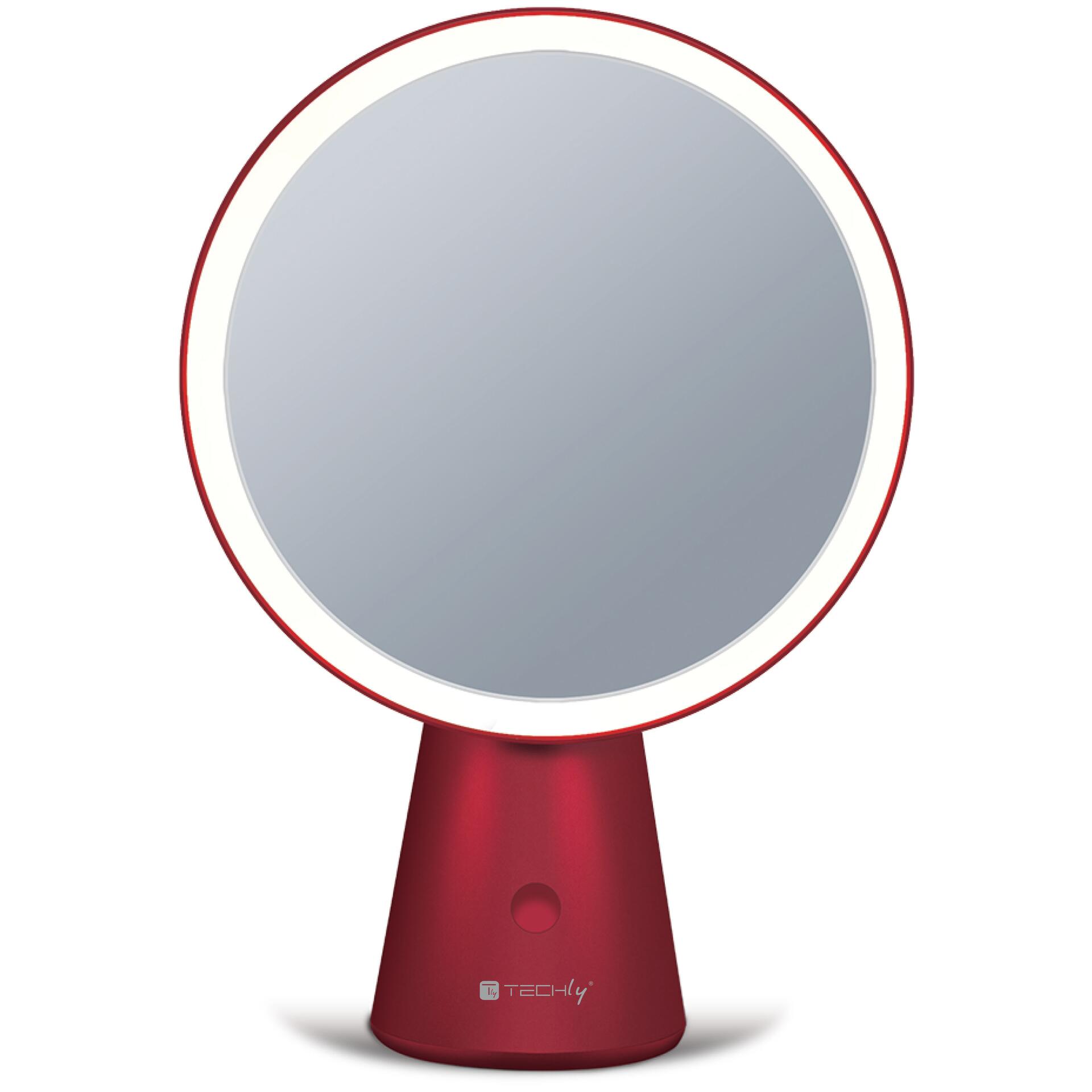 Specchio Retroilluminato 60 LED Dimmerabile Batteria Ricaricabile Alimentazione USB-C™