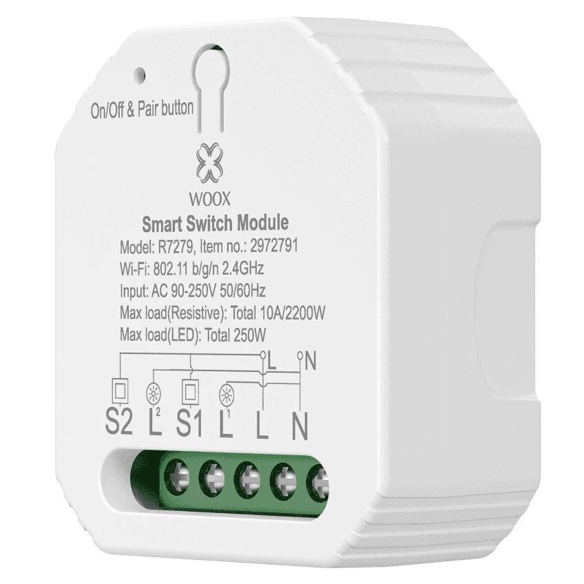 Smart Switch a 2 canali WiFi 2.4GHz, R7279