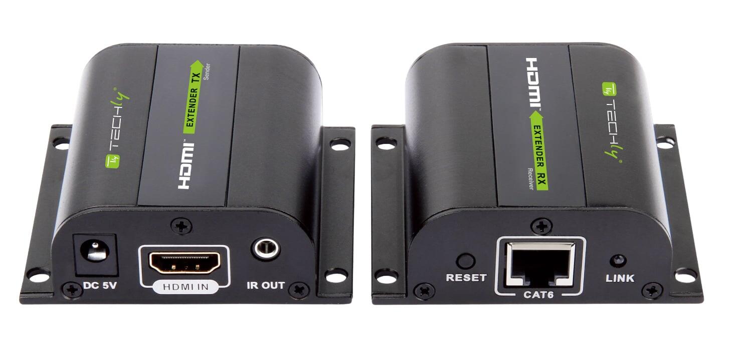 Extender HDMI Full HD 3D IR su cavo Cat.5E/6/6A/7 60m Autoregolato
