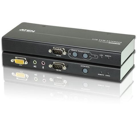 Estensore KVM USB VGA  con audio e RS-232 200m, CE750A