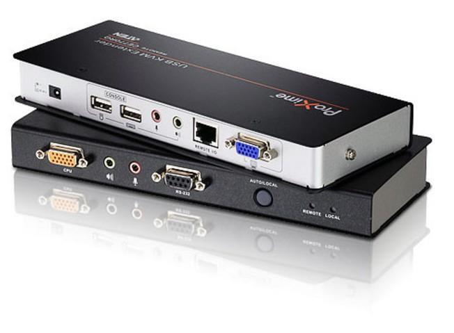 Estensore KVM USB VGA con audio, RS-232 e Deskew 300m, CE770