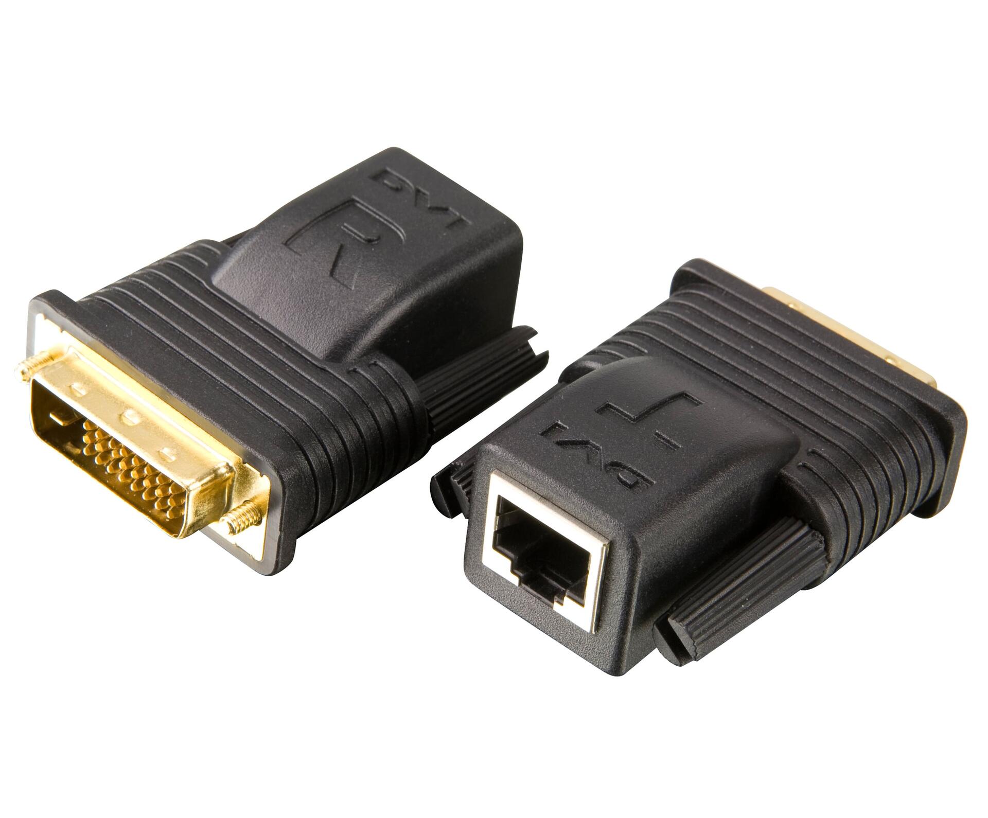 Mini Estensore Video DVI Cat5E/6 (20m), VE066