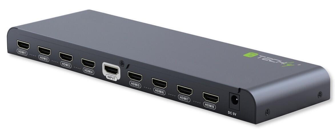 Splitter HDMI2.0 4K UHD 3D 8 vie