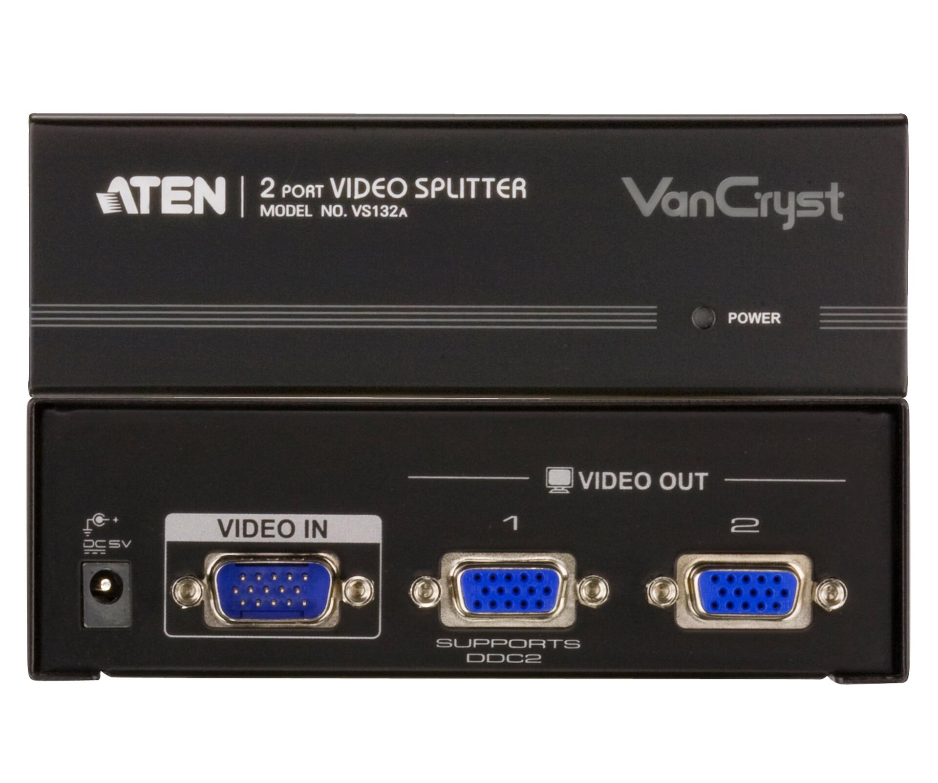 Splitter Video VGA a 2 porte 450MHz, VS132A