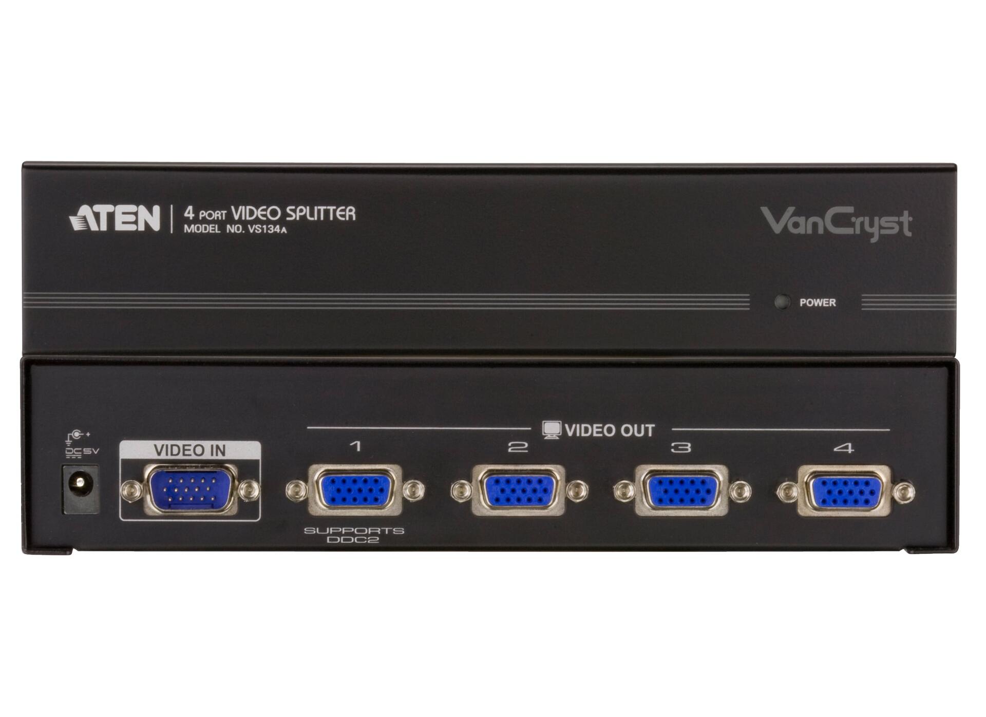 Splitter Video VGA a 4 porte 450MHz, VS134A