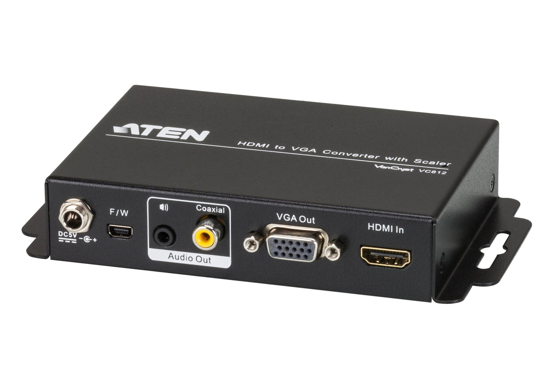 Convertitore HDMI a VGA/Audio con Scaler, VC812