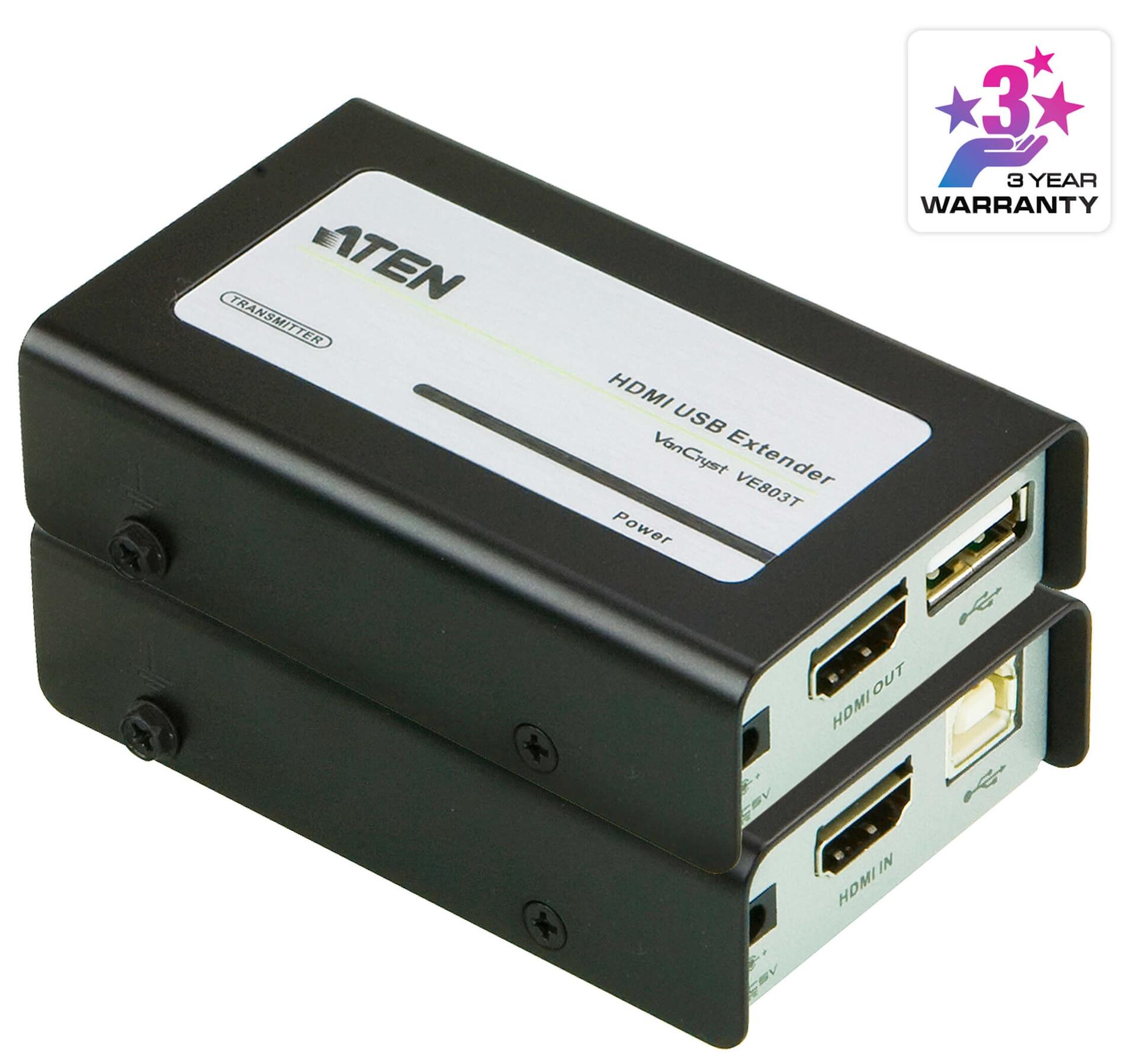 Extender HDMI+USB su cavo cat.5e fino 60m, VE803