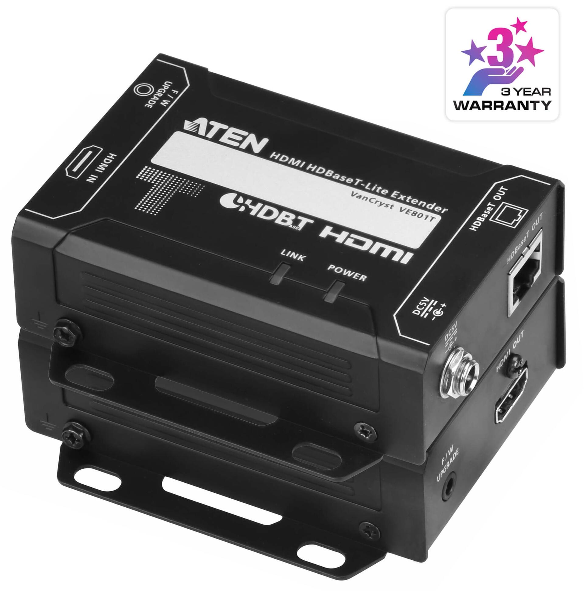 Extender HDMI 4K su cavo cat.5e/6/6a fino 70m HDBaseT-Lite, VE801