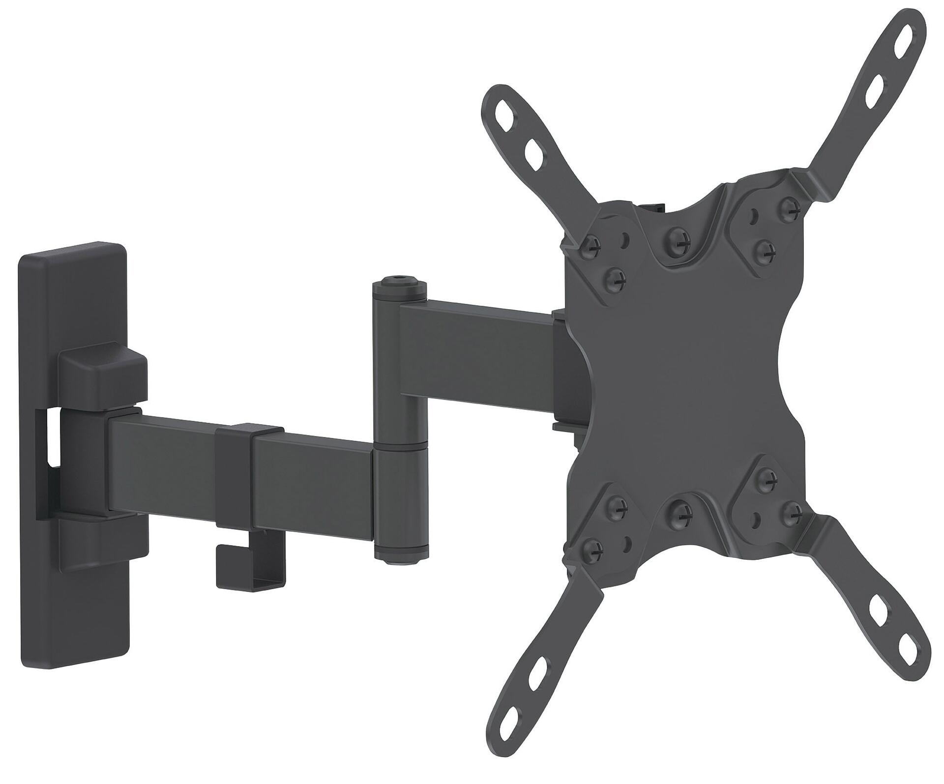 Staffa a Muro Universale 3 Snodi per TV LED LCD 13-42'' Nero