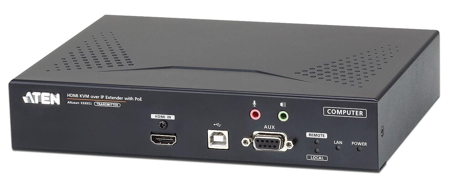 Trasmettitore KVM over IP a schermo singolo 4K HDMI con PoE, KE8952T