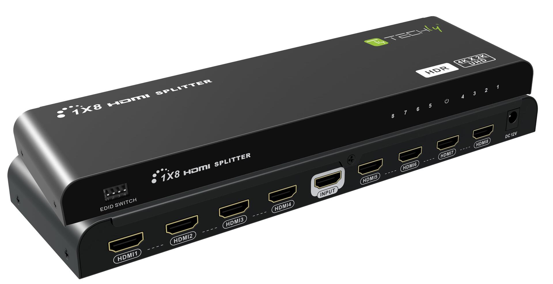 Splitter HDMI2.0 4K 8vie HDR/EDID