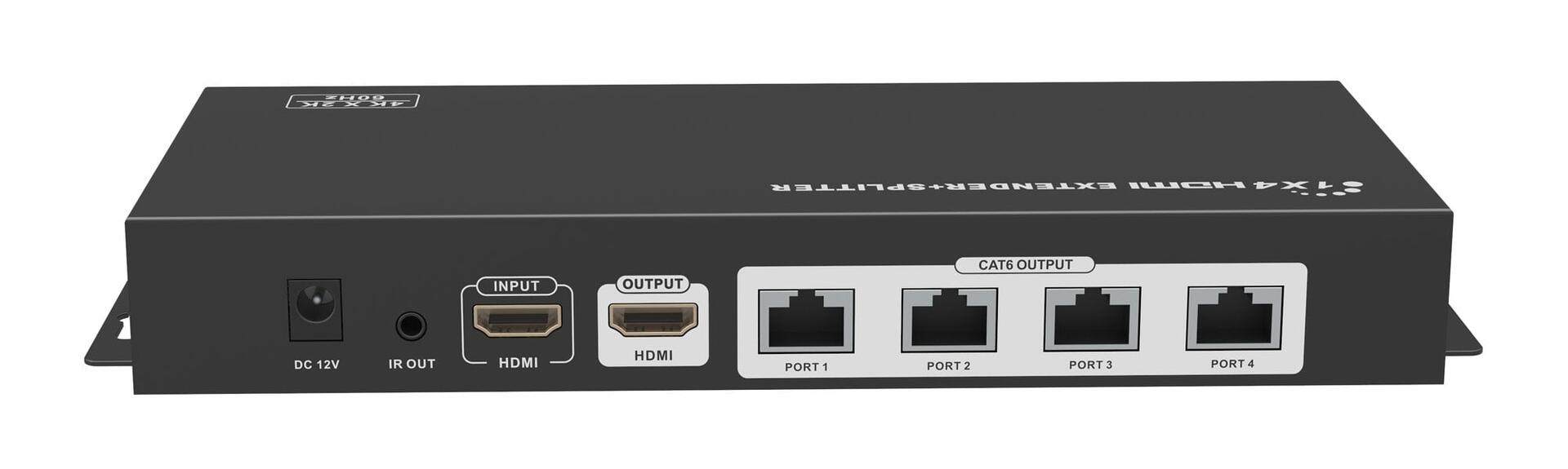 1x4 HDMI Extender Splitter su CAT6/6a/7 60m