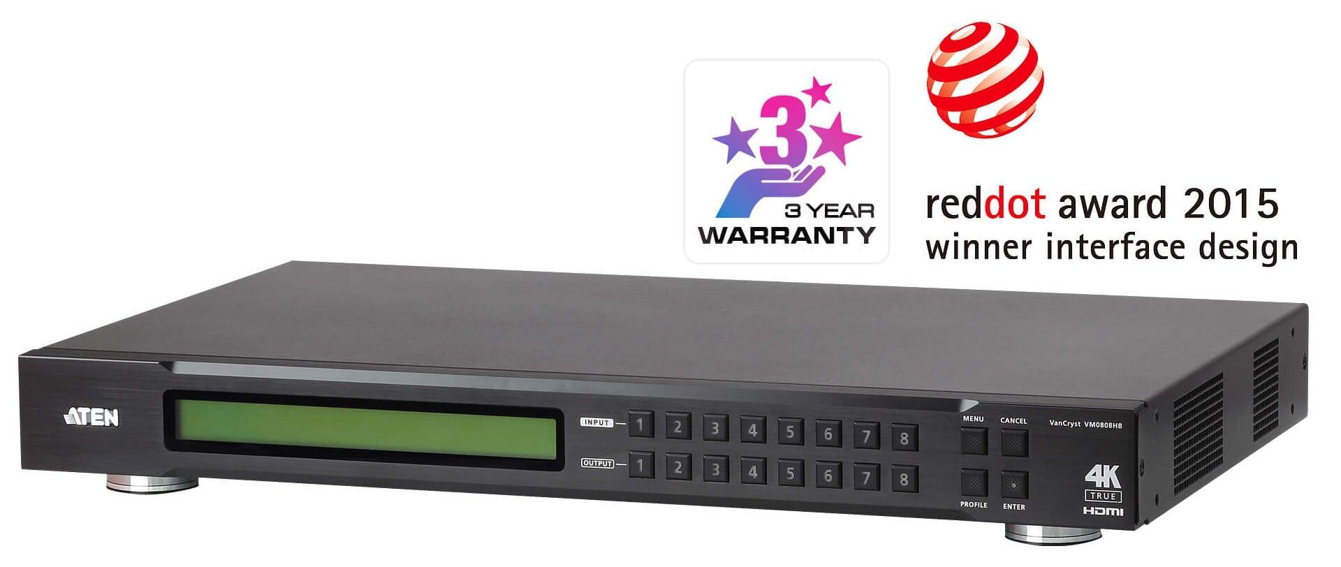 Switch True 4K HDMI Matrix 8x8, VM0808HB