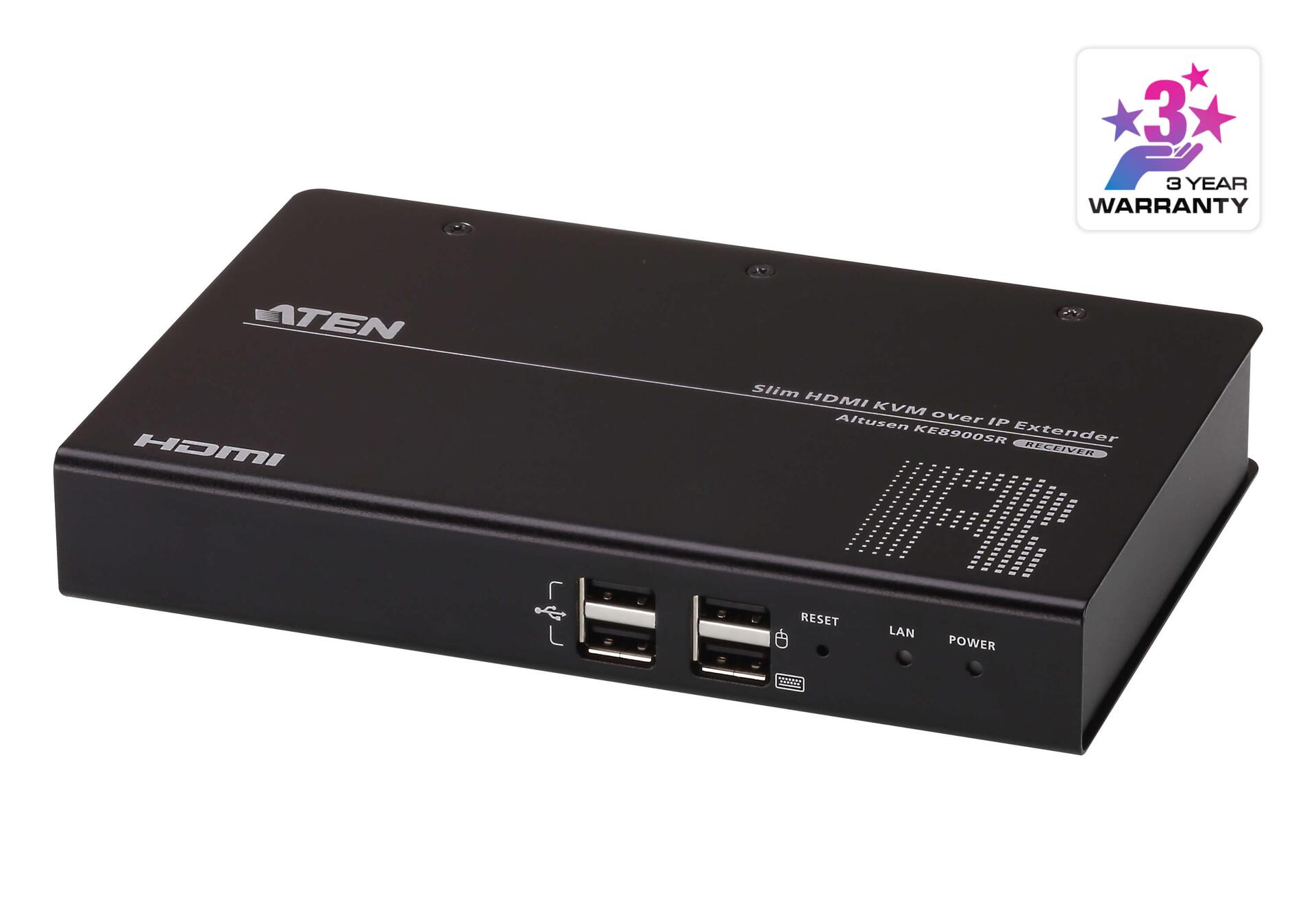 Ricevitore KVM over IP HDMI a display singolo, KE8900SR